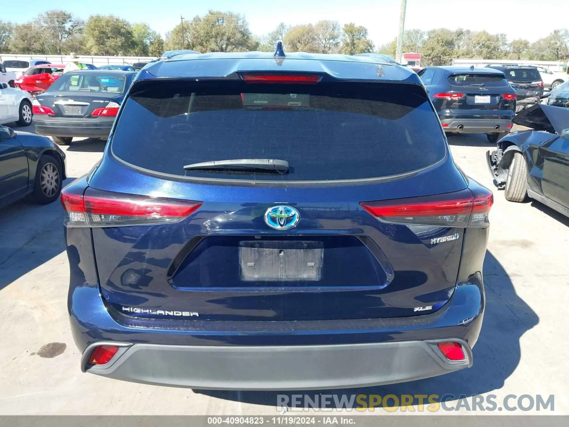 16 fotografías del automóvil dañado 5TDGARAH9LS502835 TOYOTA HIGHLANDER 2020