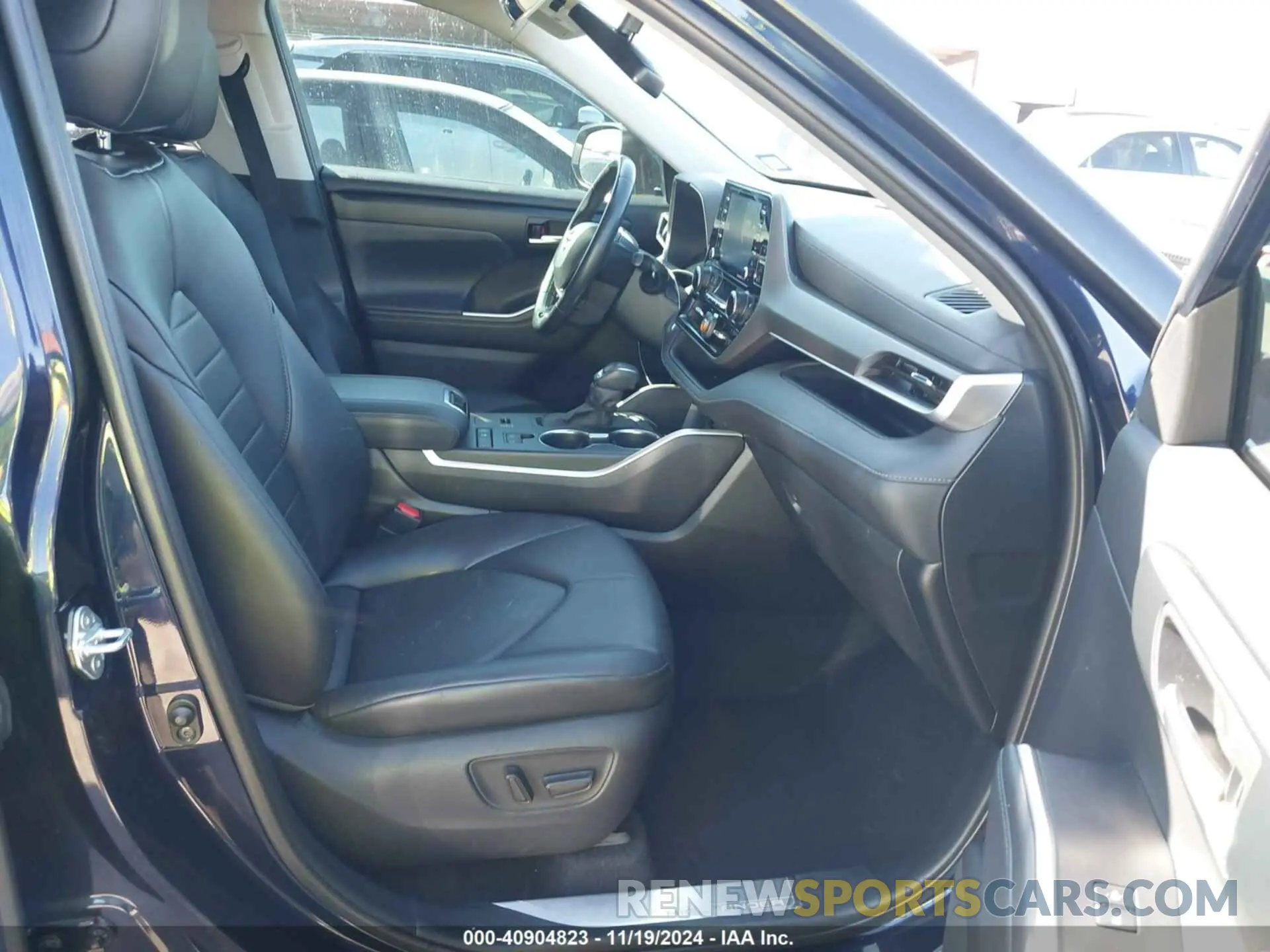 5 fotografías del automóvil dañado 5TDGARAH9LS502835 TOYOTA HIGHLANDER 2020