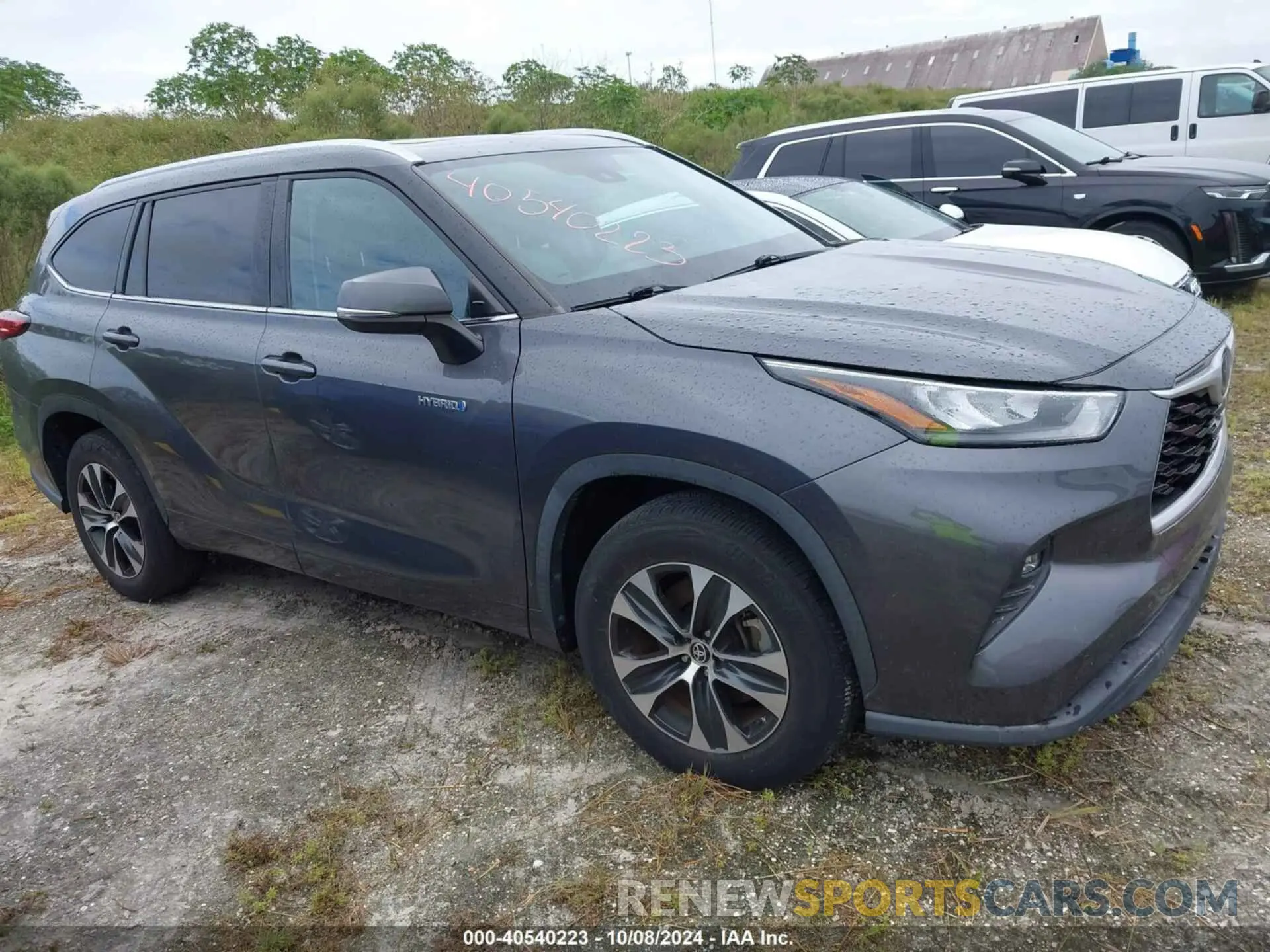 1 fotografías del automóvil dañado 5TDGARAHXLS501953 TOYOTA HIGHLANDER 2020