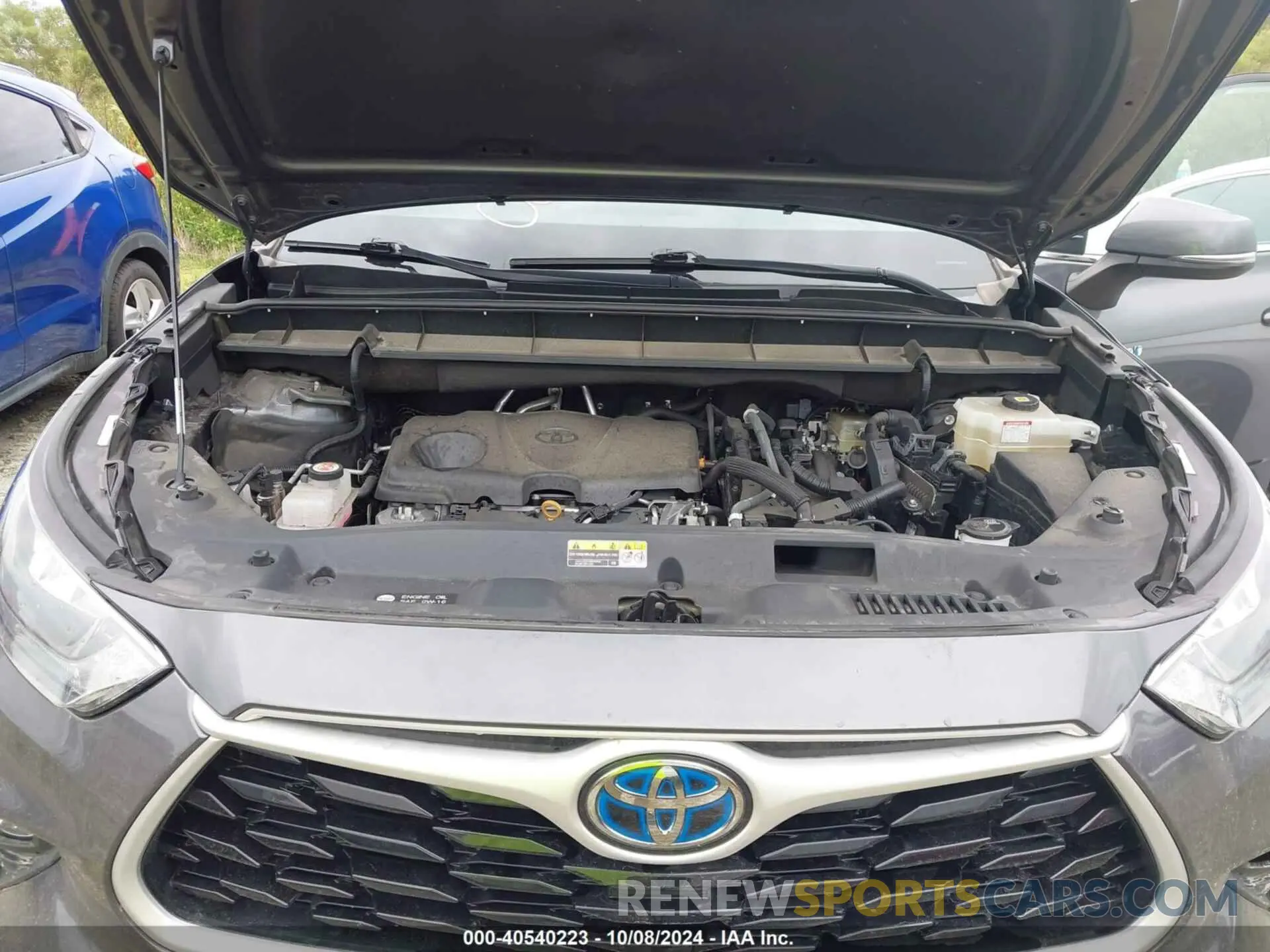 10 fotografías del automóvil dañado 5TDGARAHXLS501953 TOYOTA HIGHLANDER 2020