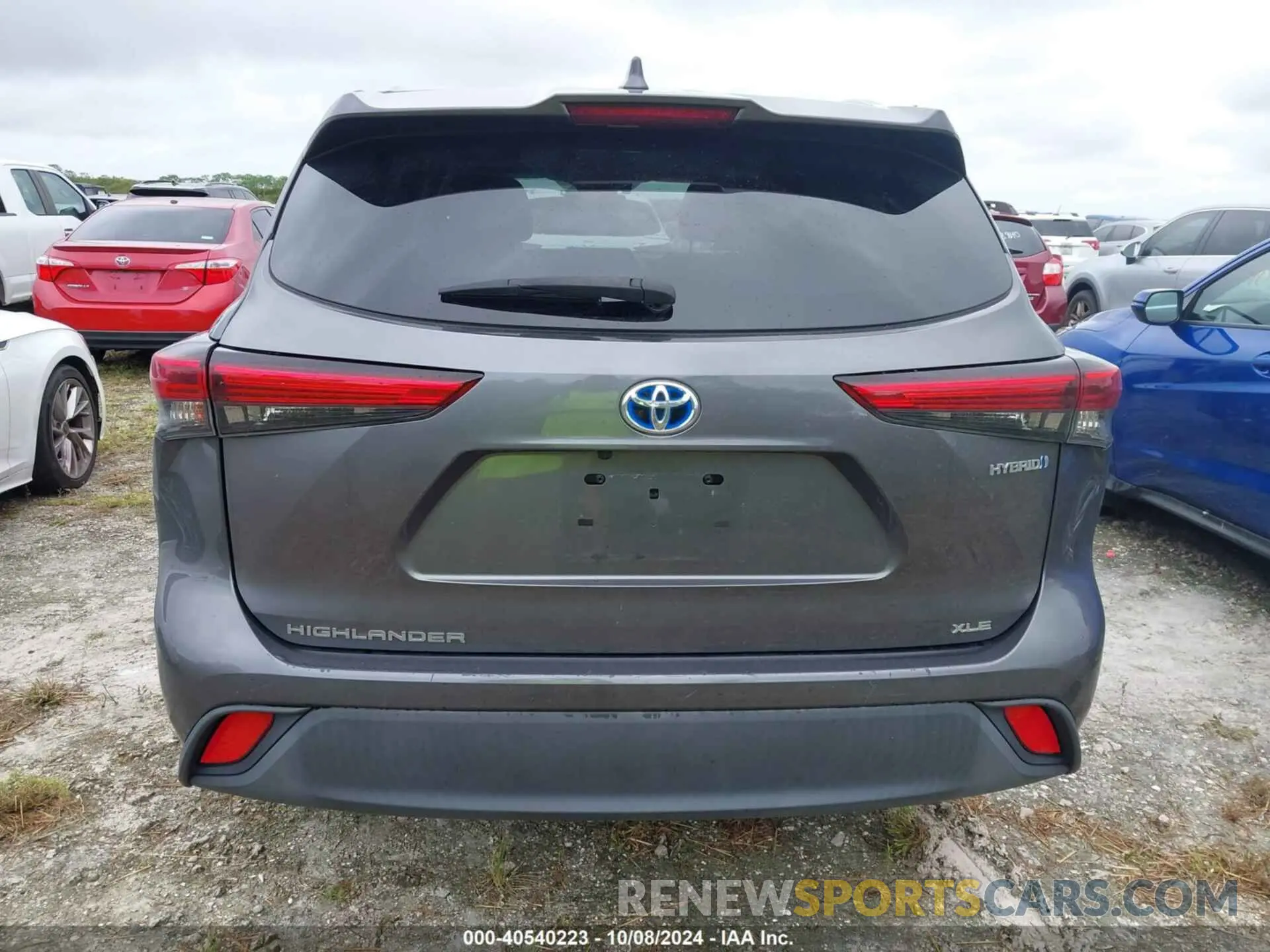 16 fotografías del automóvil dañado 5TDGARAHXLS501953 TOYOTA HIGHLANDER 2020