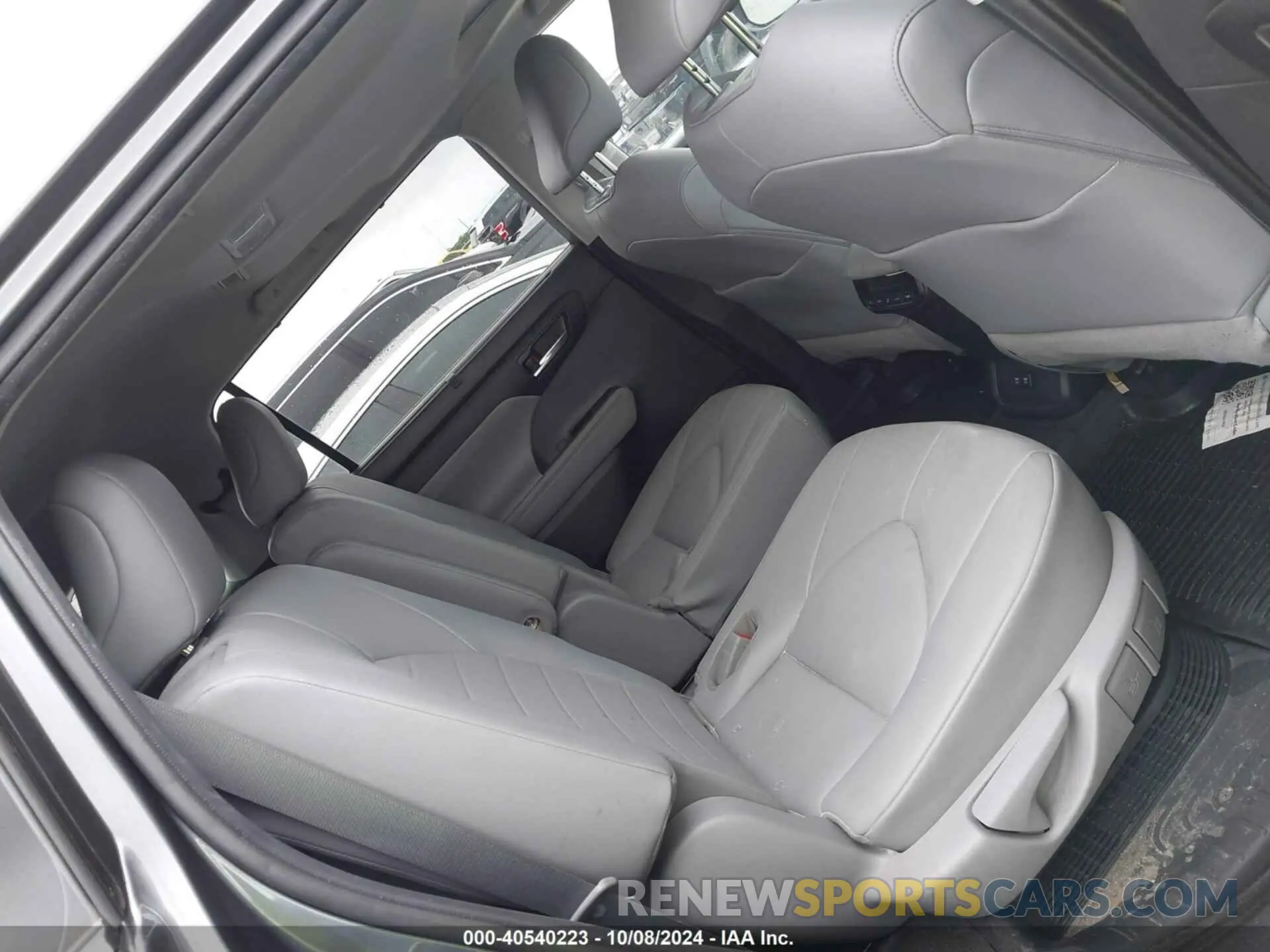 8 fotografías del automóvil dañado 5TDGARAHXLS501953 TOYOTA HIGHLANDER 2020