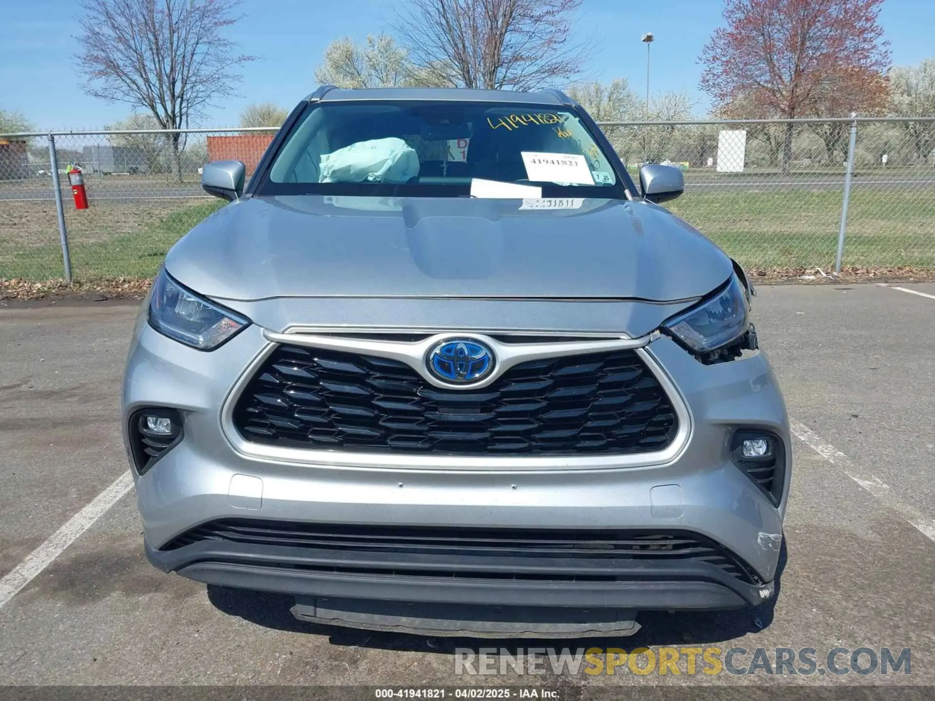 12 fotografías del automóvil dañado 5TDGBRCH0LS502393 TOYOTA HIGHLANDER 2020