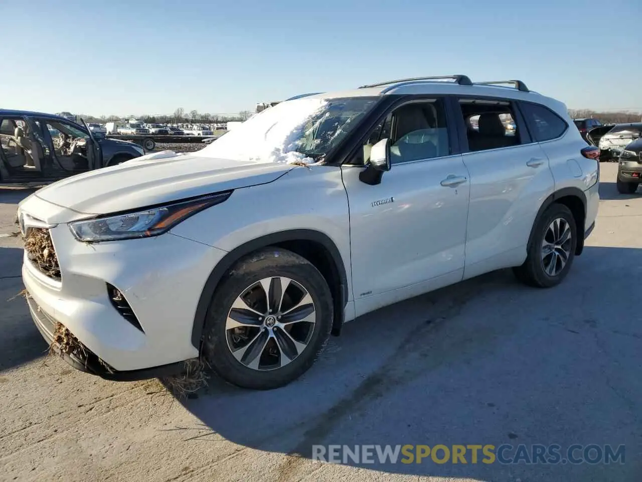 1 fotografías del automóvil dañado 5TDGBRCH0LS507948 TOYOTA HIGHLANDER 2020