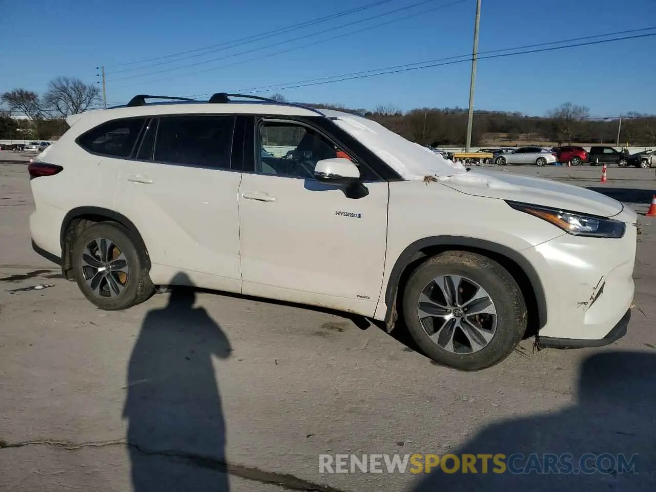 4 fotografías del automóvil dañado 5TDGBRCH0LS507948 TOYOTA HIGHLANDER 2020