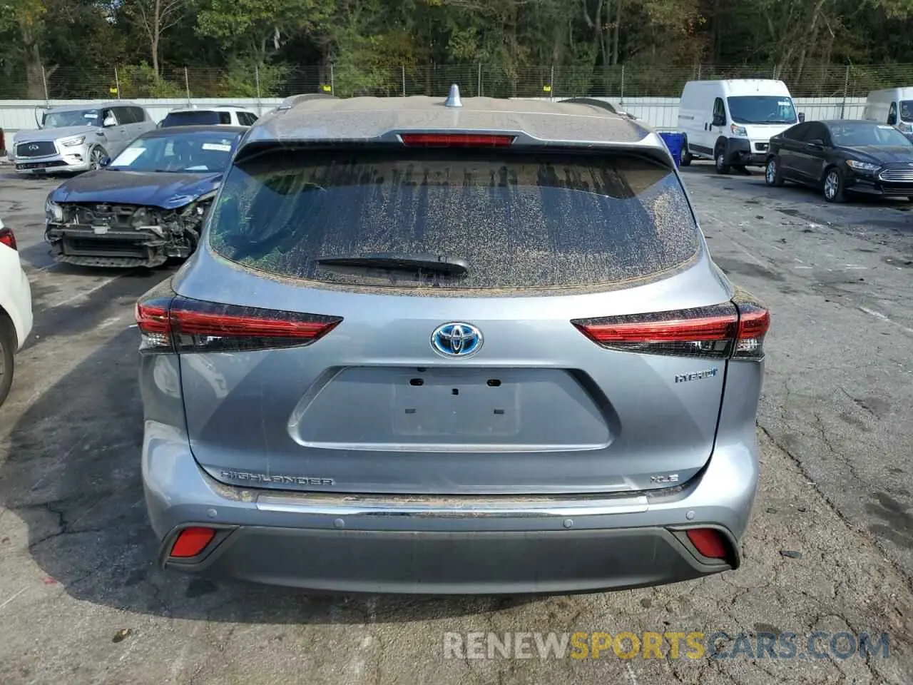 6 fotografías del automóvil dañado 5TDGBRCH2LS009279 TOYOTA HIGHLANDER 2020