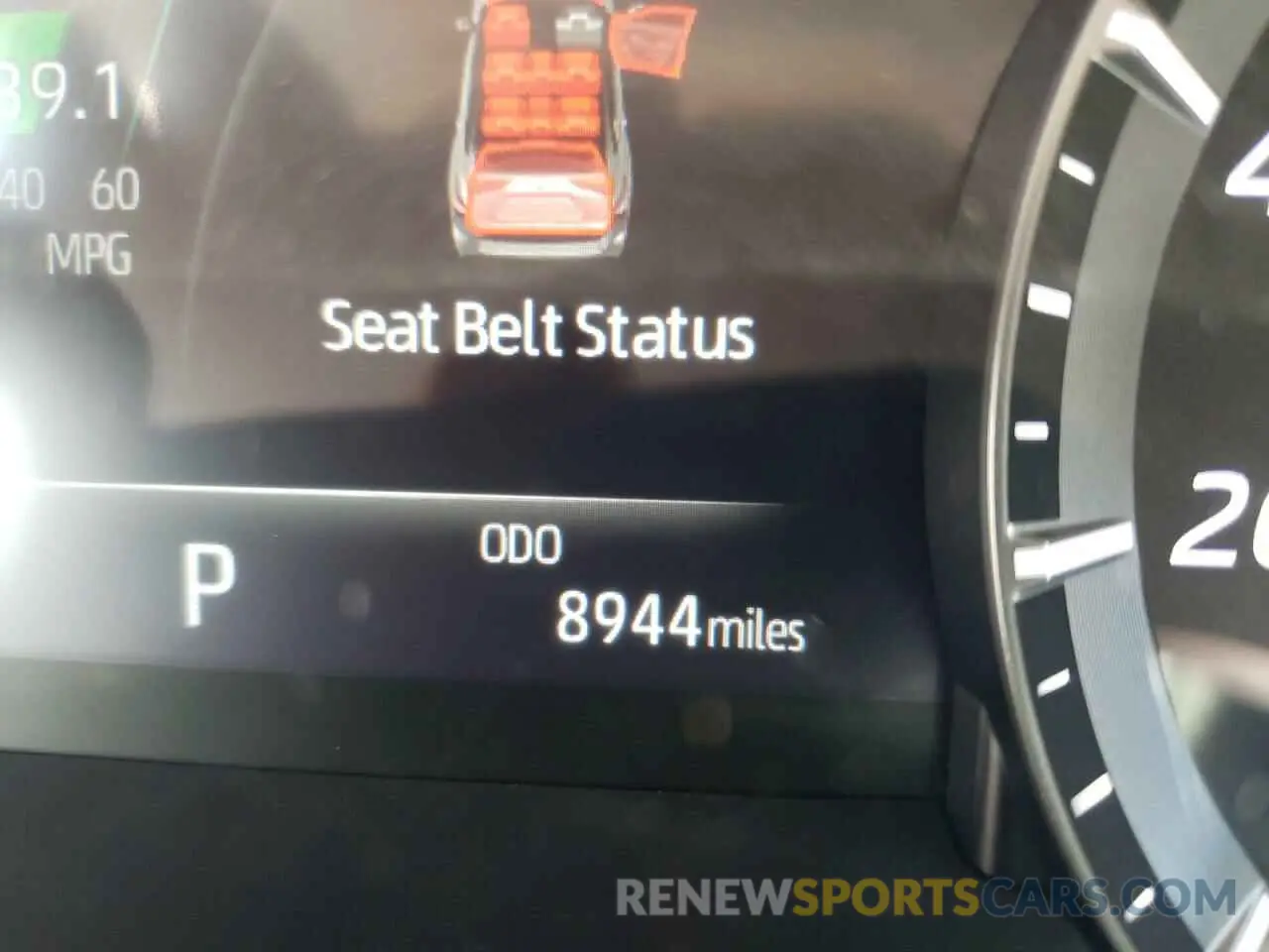 8 fotografías del automóvil dañado 5TDGBRCH5LS512871 TOYOTA HIGHLANDER 2020