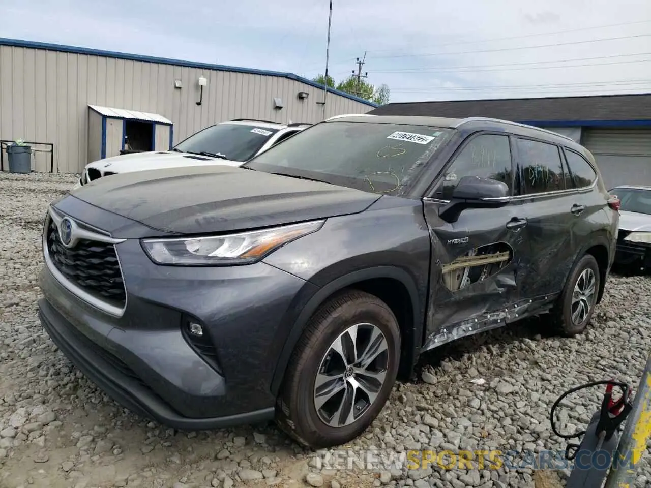 9 fotografías del automóvil dañado 5TDGBRCH5LS512871 TOYOTA HIGHLANDER 2020