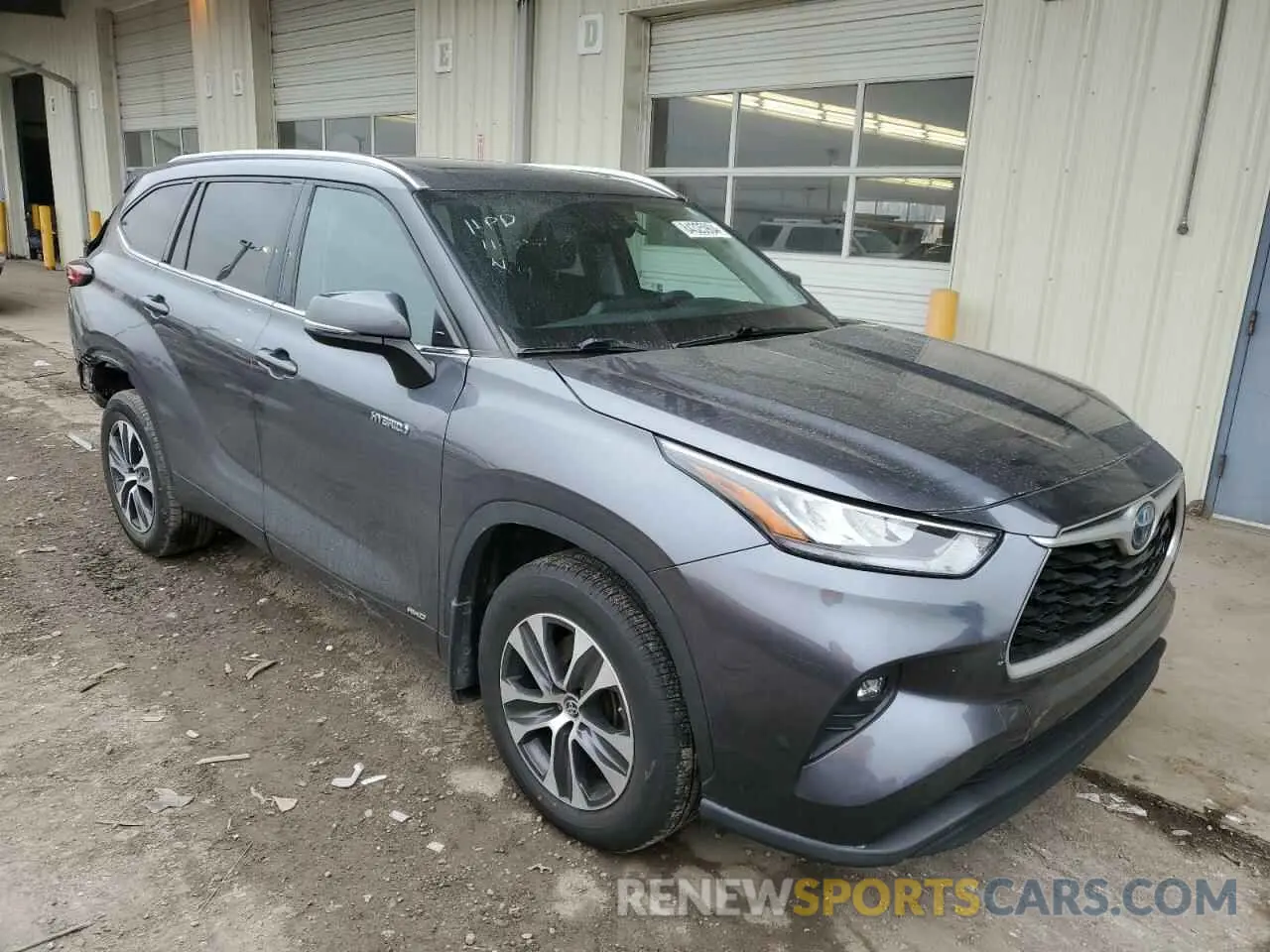 4 fotografías del automóvil dañado 5TDGBRCH7LS504240 TOYOTA HIGHLANDER 2020