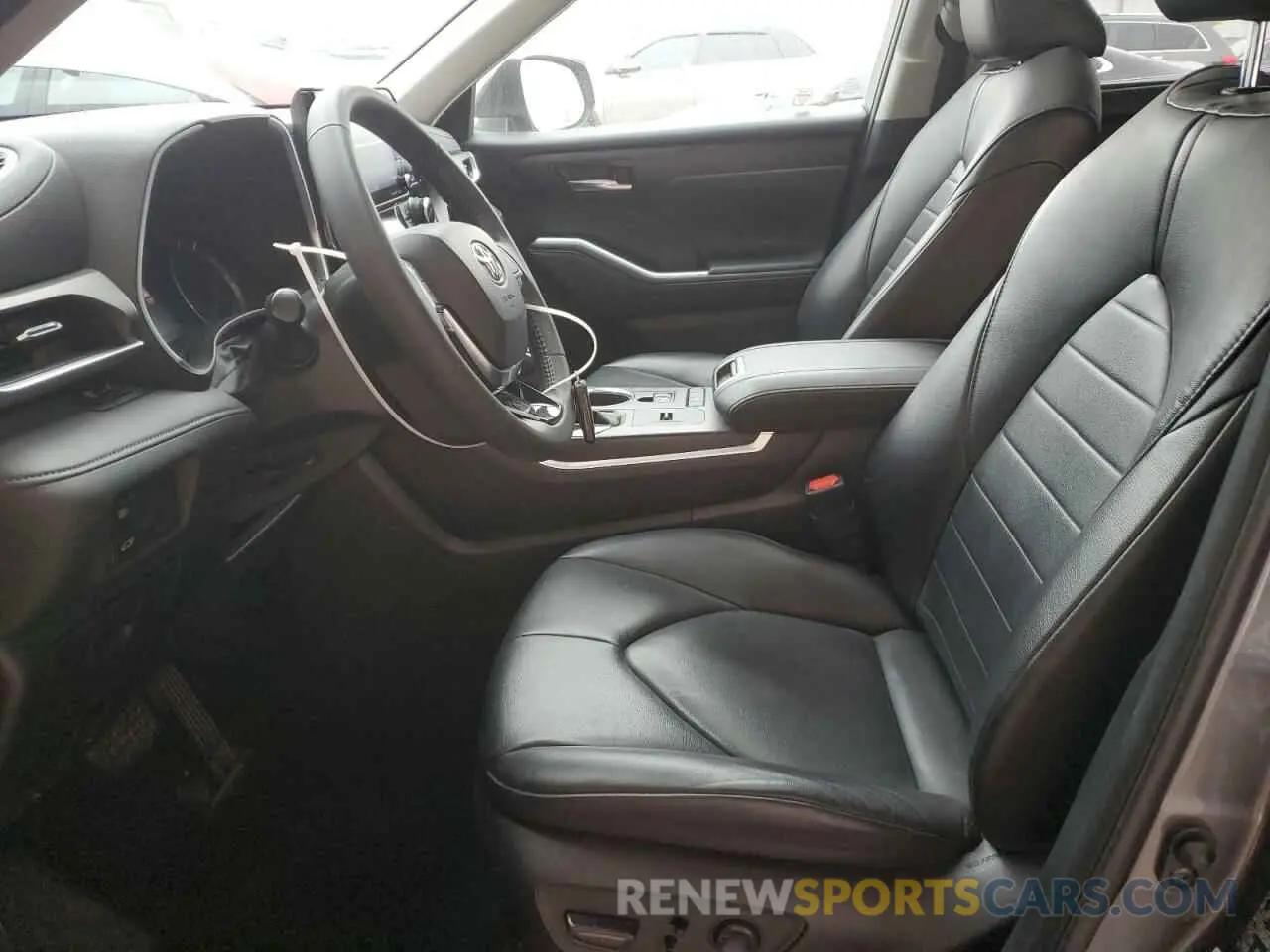 7 fotografías del automóvil dañado 5TDGBRCH7LS504240 TOYOTA HIGHLANDER 2020