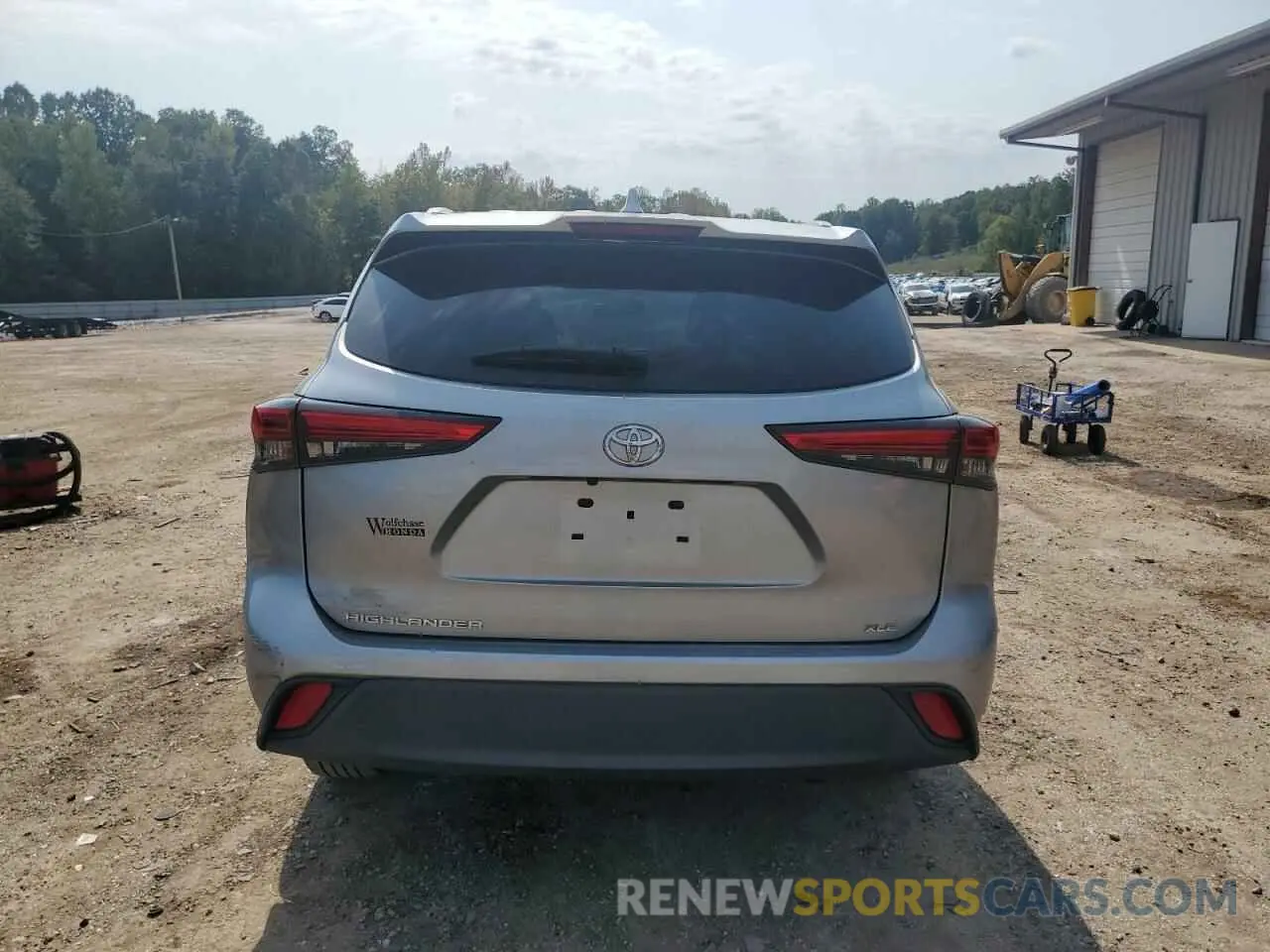 6 fotografías del automóvil dañado 5TDGZRAH0LS503185 TOYOTA HIGHLANDER 2020
