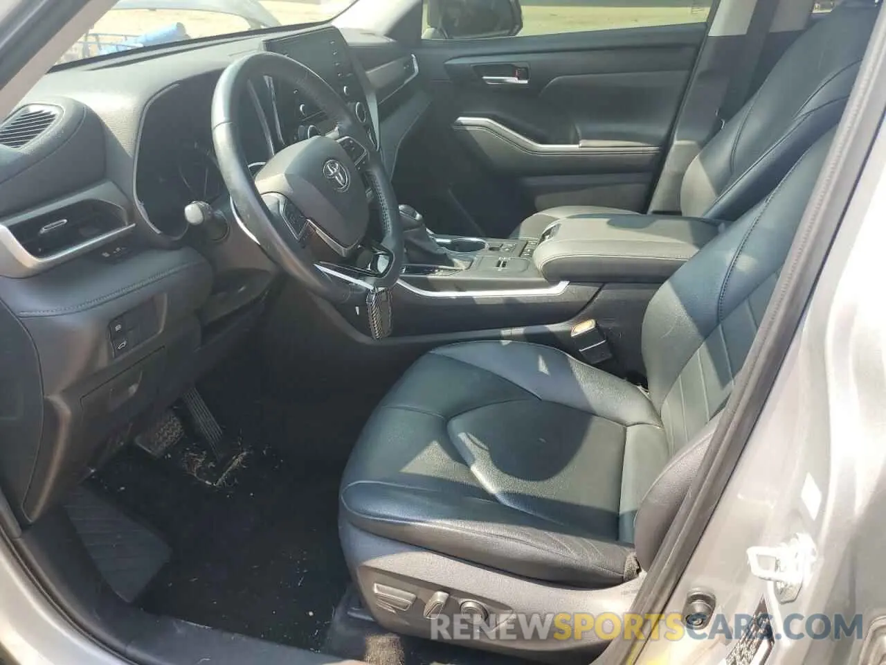 7 fotografías del automóvil dañado 5TDGZRAH0LS503185 TOYOTA HIGHLANDER 2020