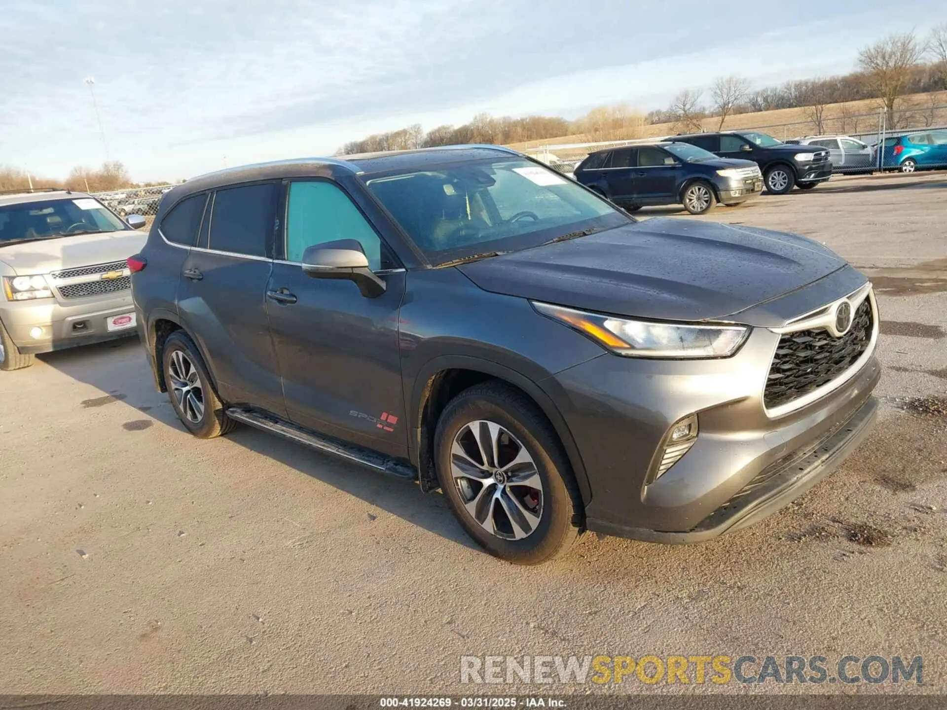 1 fotografías del automóvil dañado 5TDGZRAH1LS005822 TOYOTA HIGHLANDER 2020