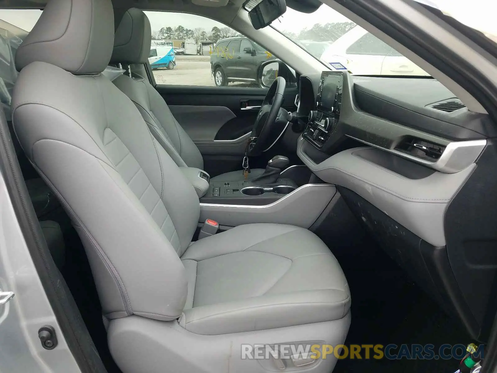 5 fotografías del automóvil dañado 5TDGZRAH1LS012298 TOYOTA HIGHLANDER 2020