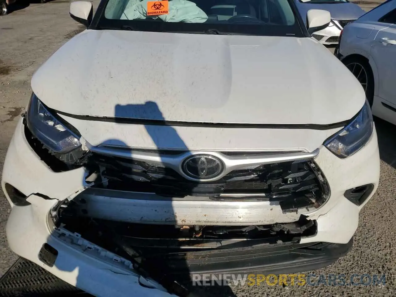 12 fotografías del automóvil dañado 5TDGZRAH1LS511571 TOYOTA HIGHLANDER 2020
