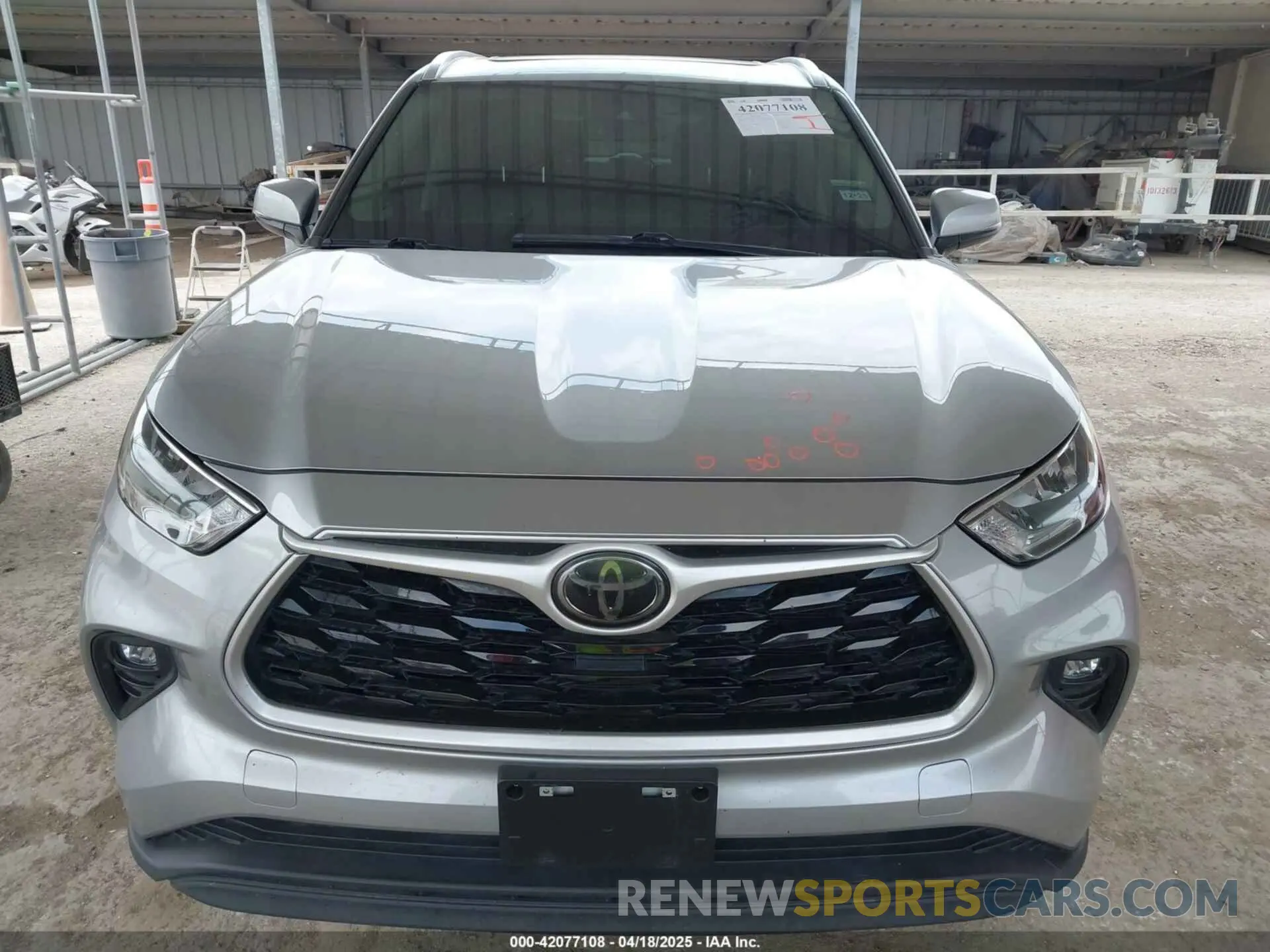 12 fotografías del automóvil dañado 5TDGZRAH2LS009331 TOYOTA HIGHLANDER 2020