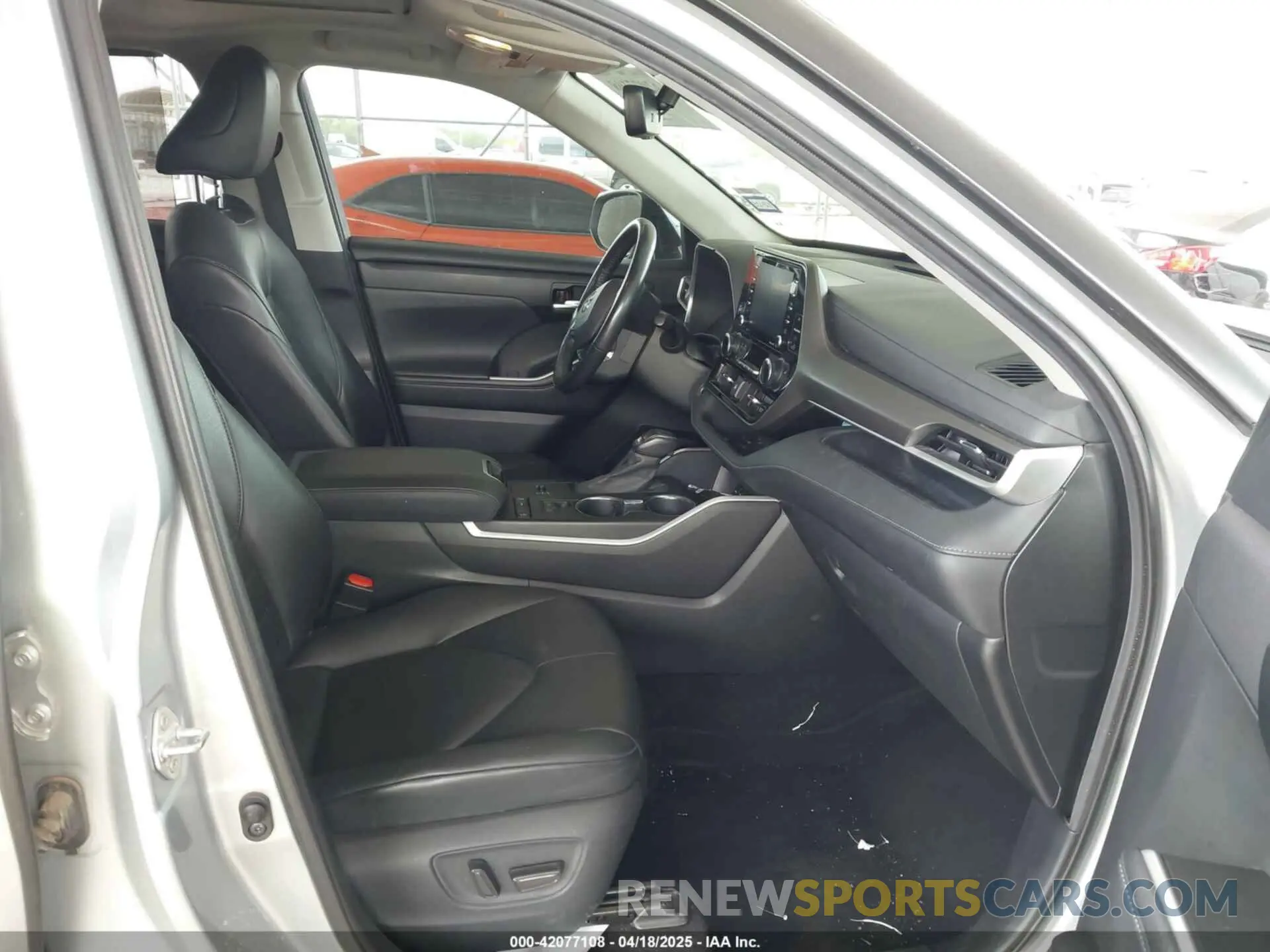 5 fotografías del automóvil dañado 5TDGZRAH2LS009331 TOYOTA HIGHLANDER 2020
