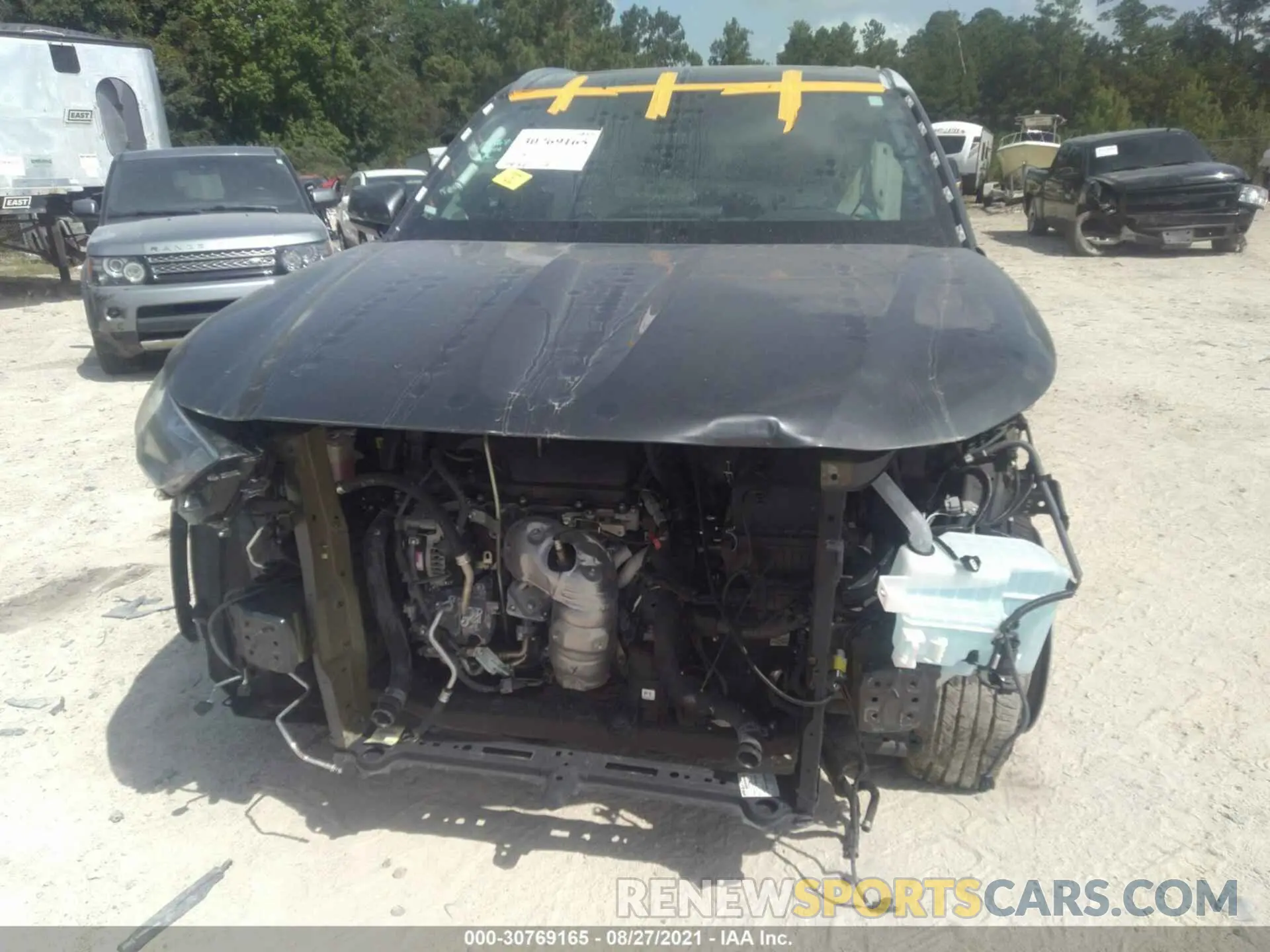 6 fotografías del automóvil dañado 5TDGZRAH2LS017056 TOYOTA HIGHLANDER 2020