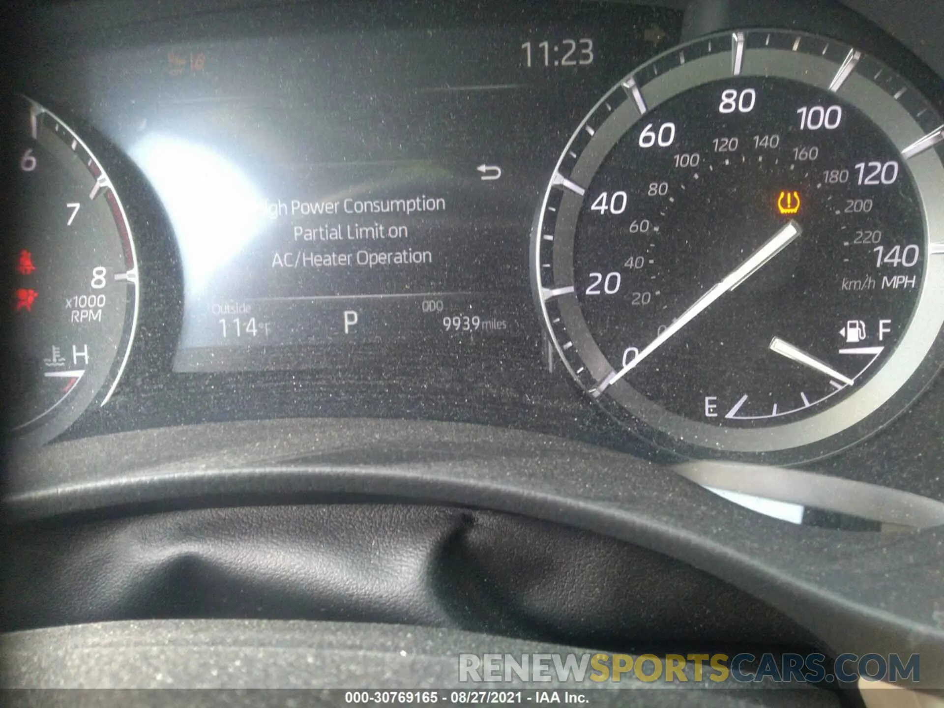 7 fotografías del automóvil dañado 5TDGZRAH2LS017056 TOYOTA HIGHLANDER 2020
