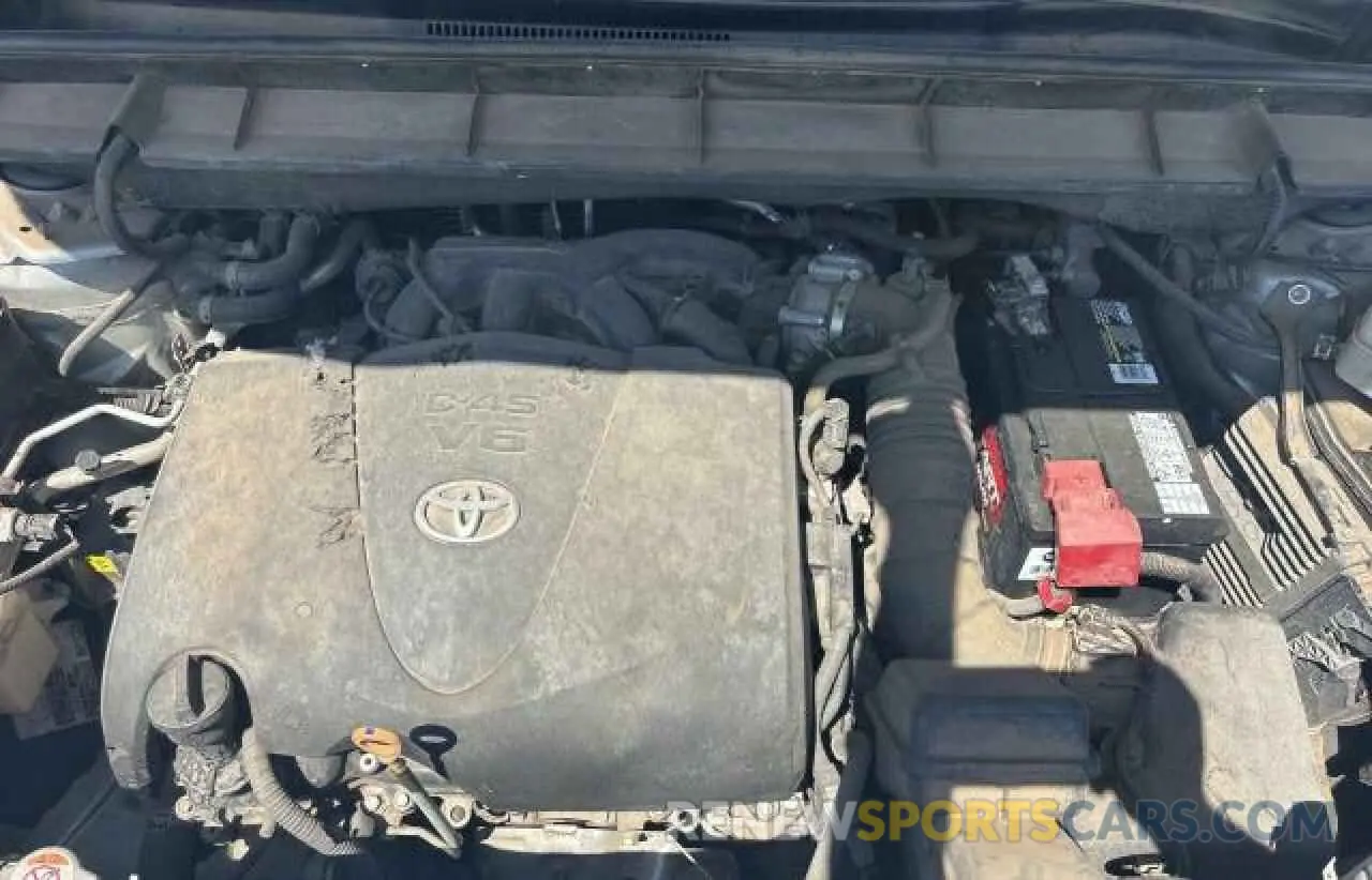 7 fotografías del automóvil dañado 5TDGZRAH2LS509392 TOYOTA HIGHLANDER 2020