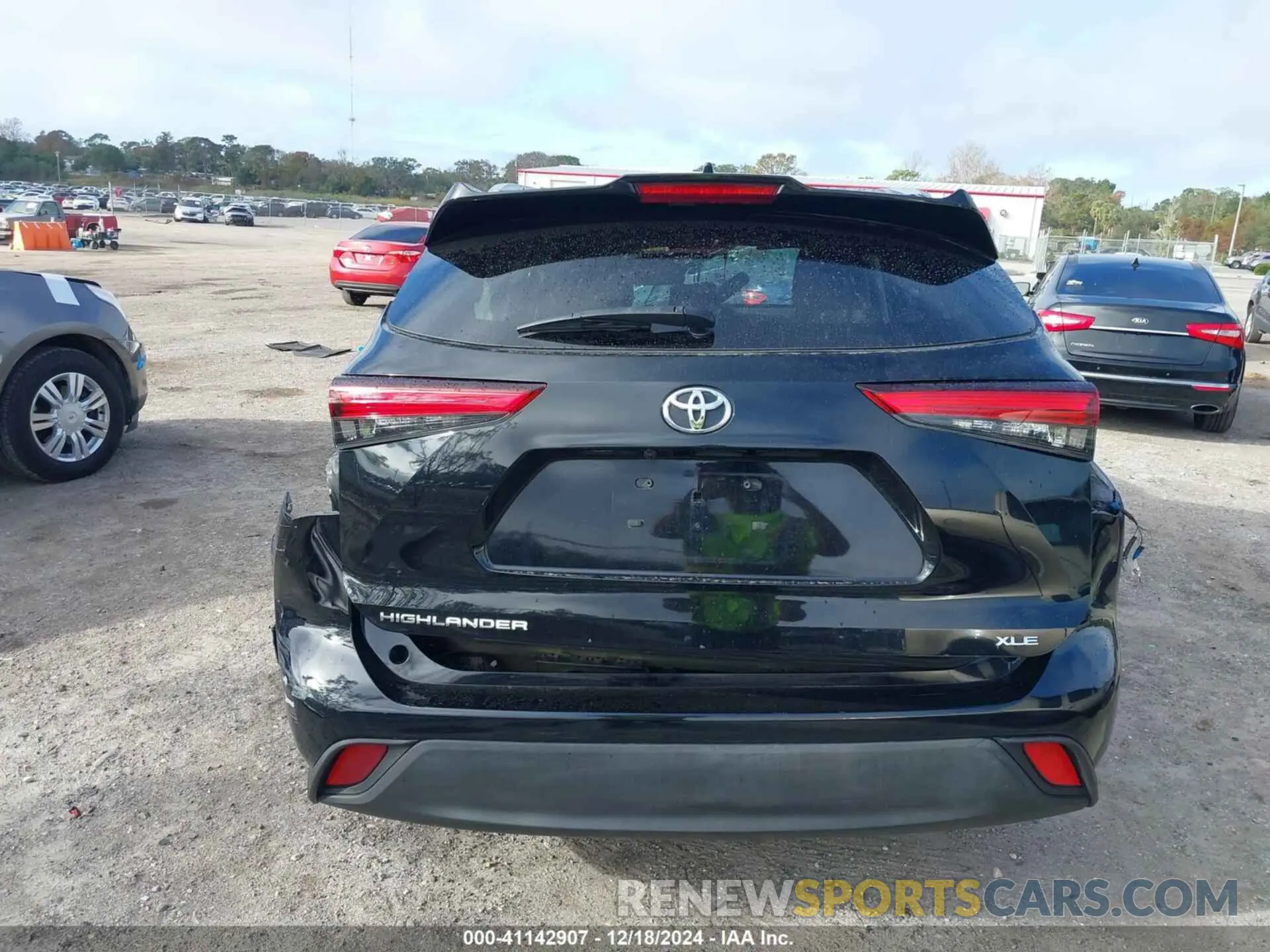 15 fotografías del automóvil dañado 5TDGZRAH3LS503715 TOYOTA HIGHLANDER 2020