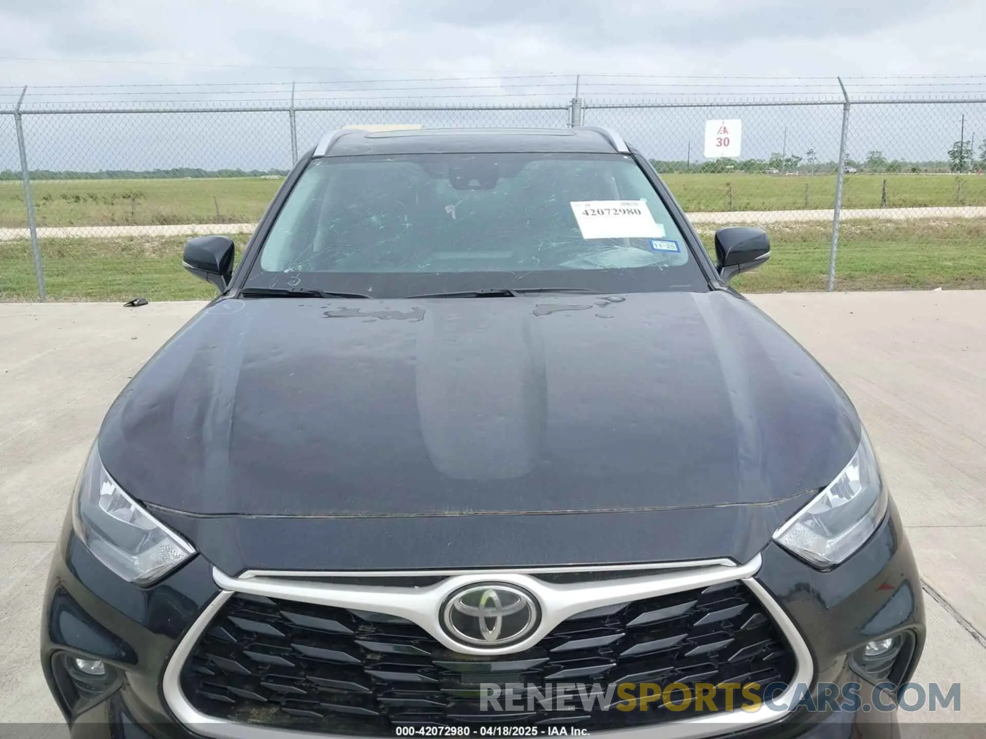 6 fotografías del automóvil dañado 5TDGZRAH3LS504430 TOYOTA HIGHLANDER 2020
