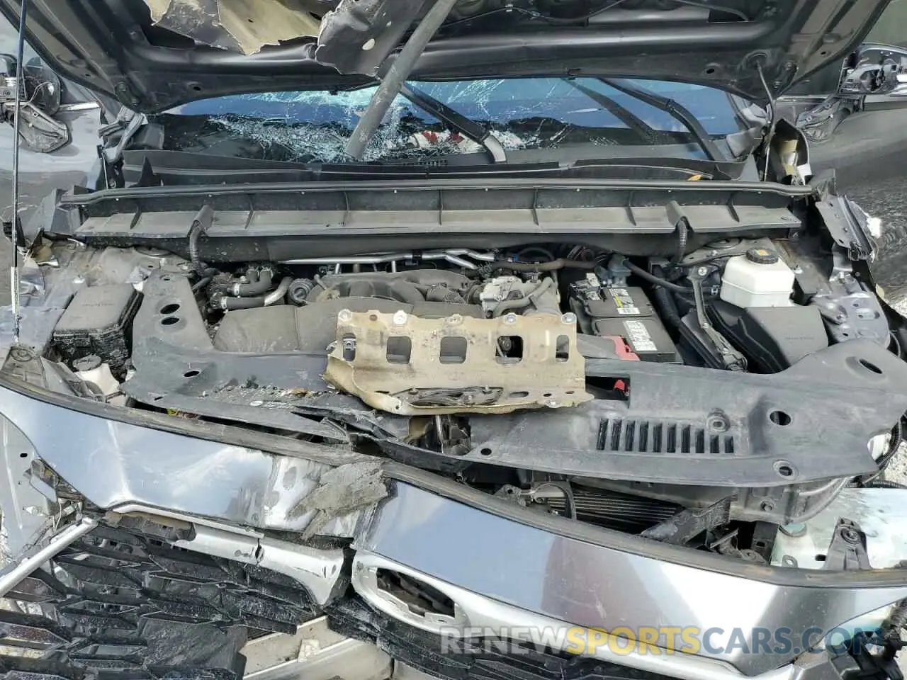 13 fotografías del automóvil dañado 5TDGZRAH4LS022288 TOYOTA HIGHLANDER 2020