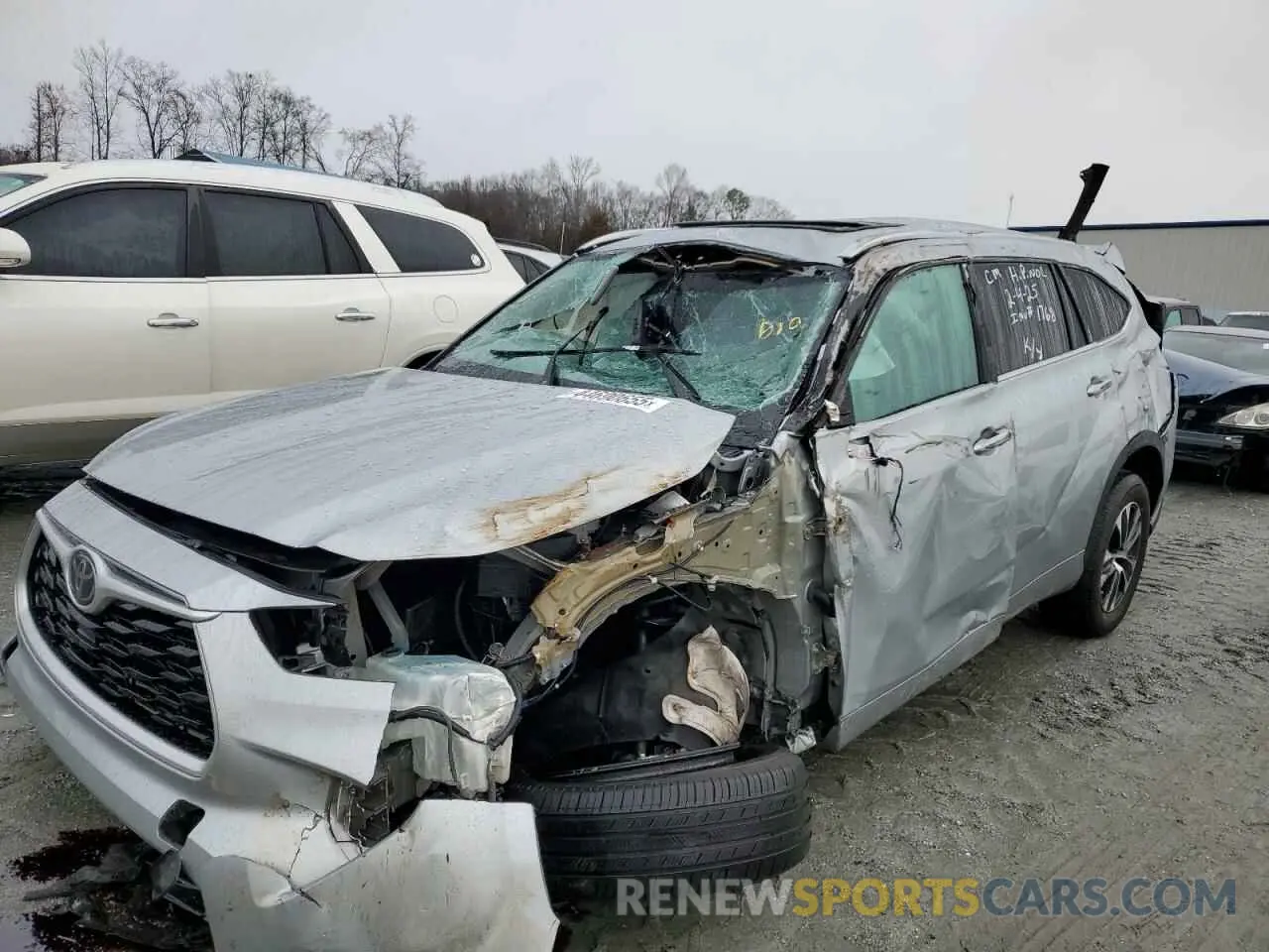 1 fotografías del automóvil dañado 5TDGZRAH4LS507952 TOYOTA HIGHLANDER 2020