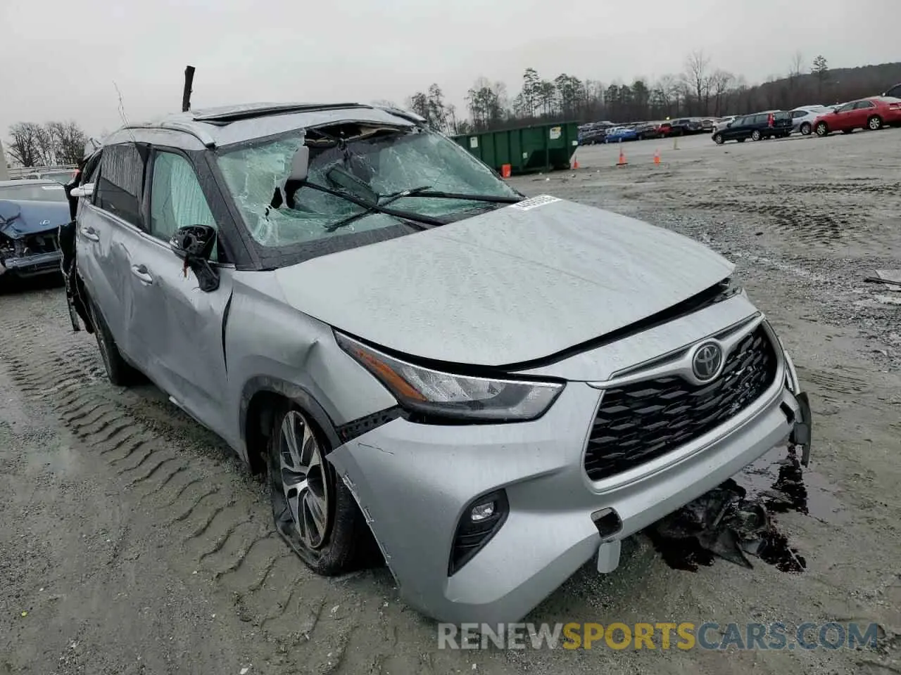 4 fotografías del automóvil dañado 5TDGZRAH4LS507952 TOYOTA HIGHLANDER 2020