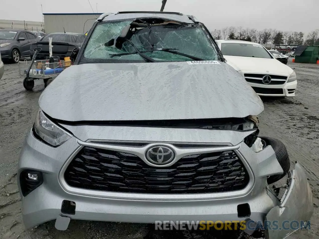 5 fotografías del automóvil dañado 5TDGZRAH4LS507952 TOYOTA HIGHLANDER 2020
