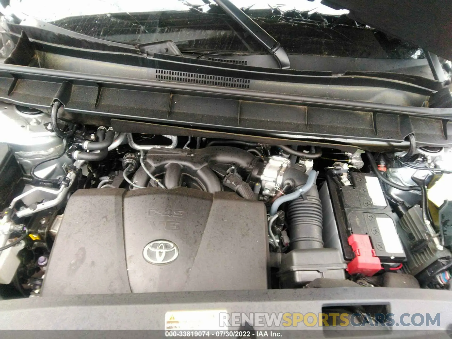 10 fotografías del automóvil dañado 5TDGZRAH4LS508986 TOYOTA HIGHLANDER 2020