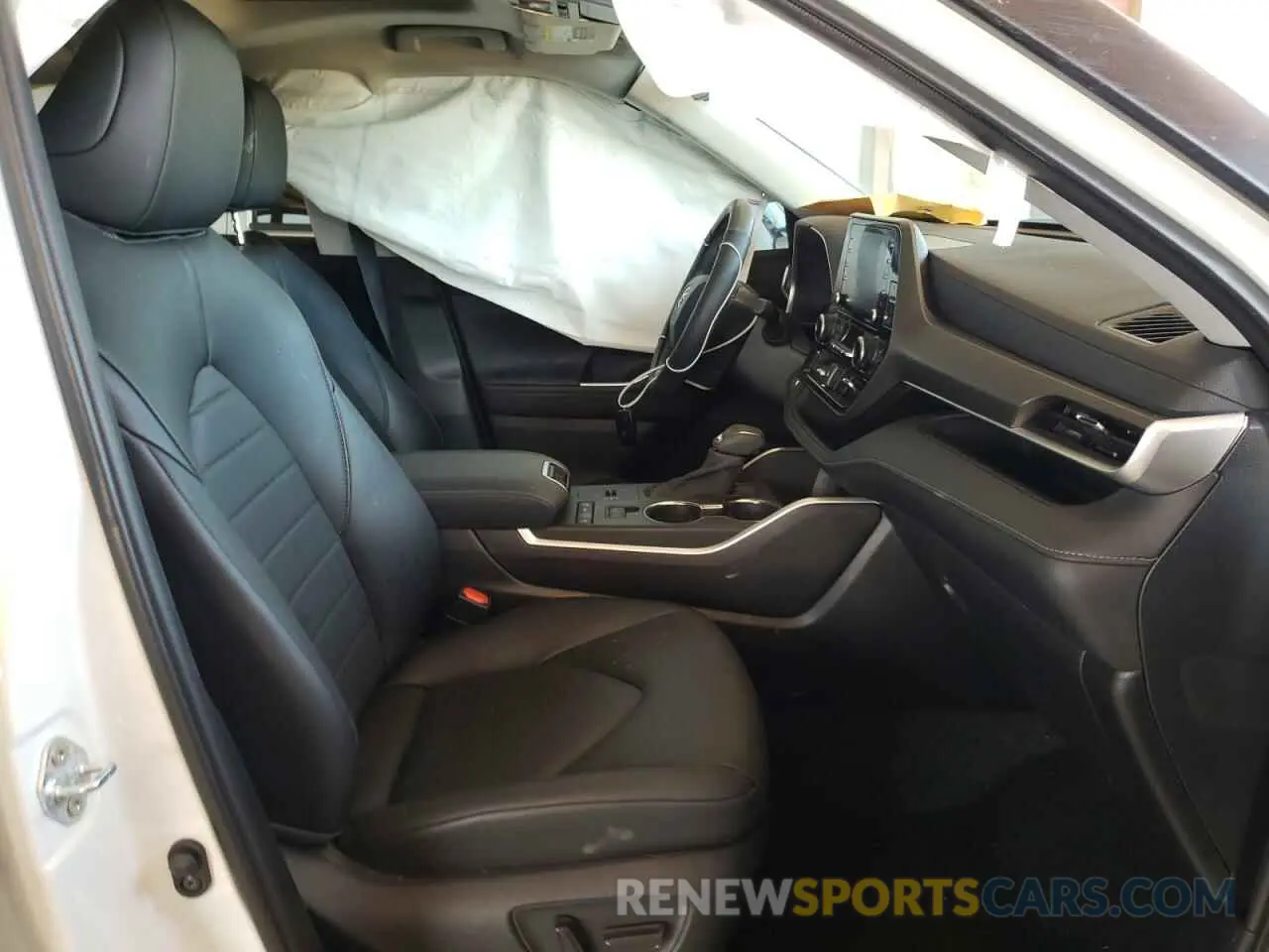 5 fotografías del automóvil dañado 5TDGZRAH5LS011607 TOYOTA HIGHLANDER 2020