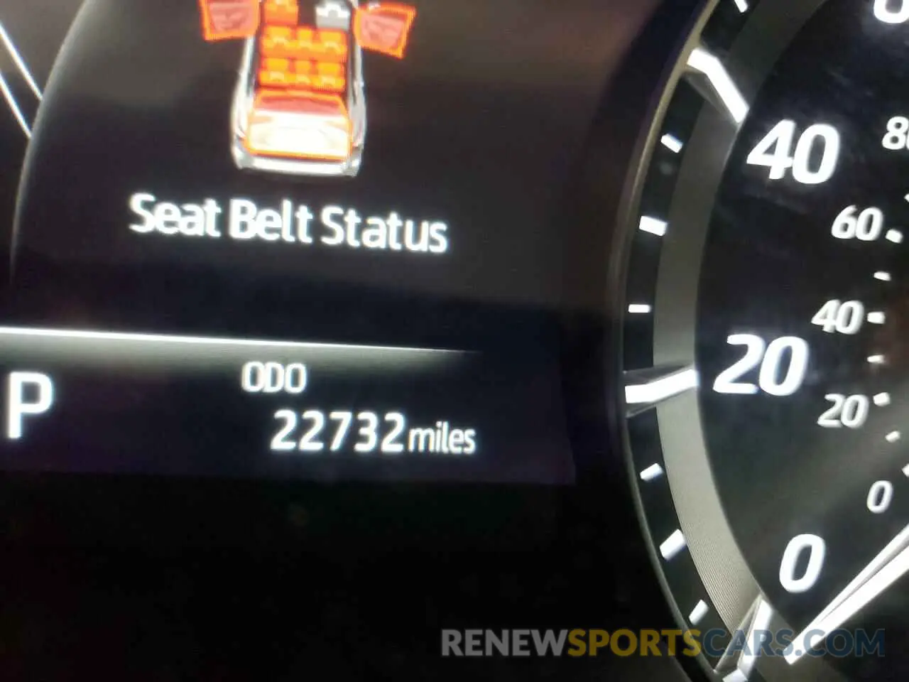 8 fotografías del automóvil dañado 5TDGZRAH5LS011607 TOYOTA HIGHLANDER 2020