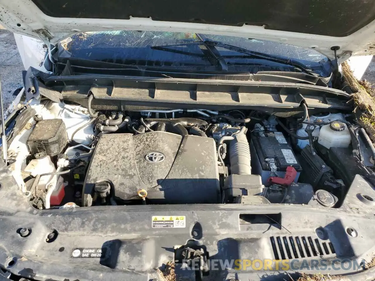 12 fotografías del automóvil dañado 5TDGZRAH5LS019433 TOYOTA HIGHLANDER 2020
