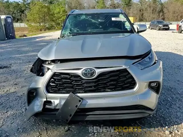 14 fotografías del automóvil dañado 5TDGZRAH5LS504770 TOYOTA HIGHLANDER 2020