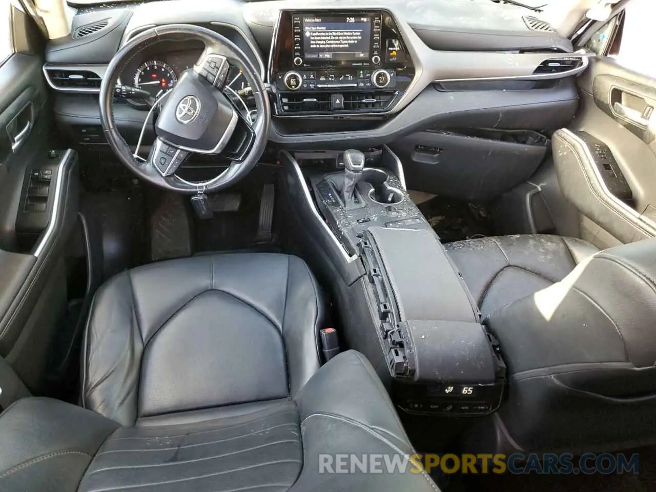 8 fotografías del automóvil dañado 5TDGZRAH5LS504770 TOYOTA HIGHLANDER 2020