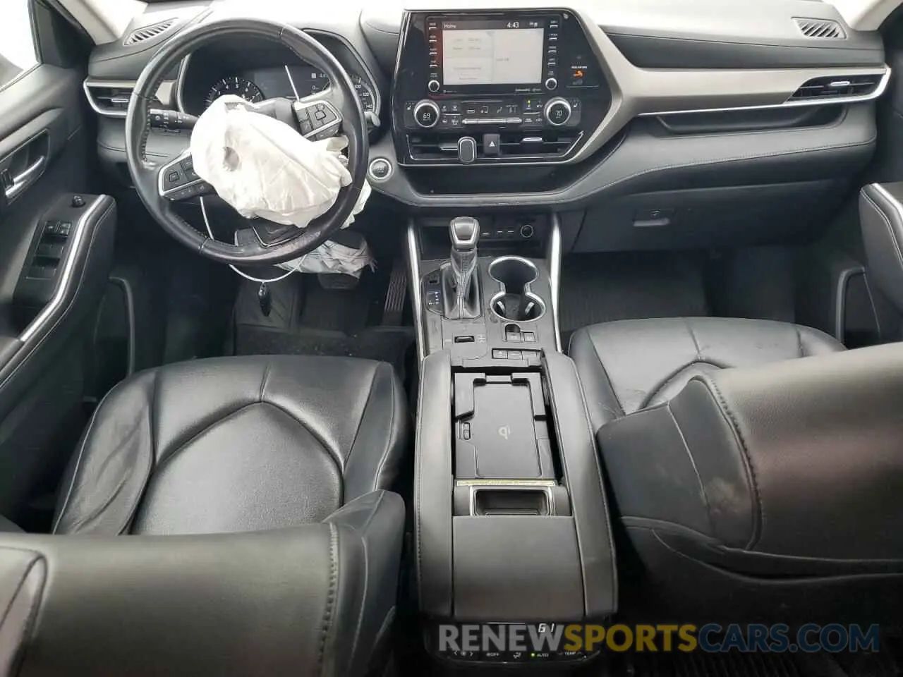 8 fotografías del automóvil dañado 5TDGZRAH6LS009333 TOYOTA HIGHLANDER 2020