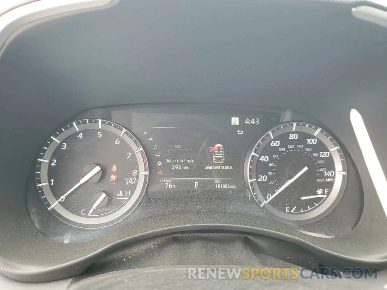 9 fotografías del automóvil dañado 5TDGZRAH6LS009333 TOYOTA HIGHLANDER 2020