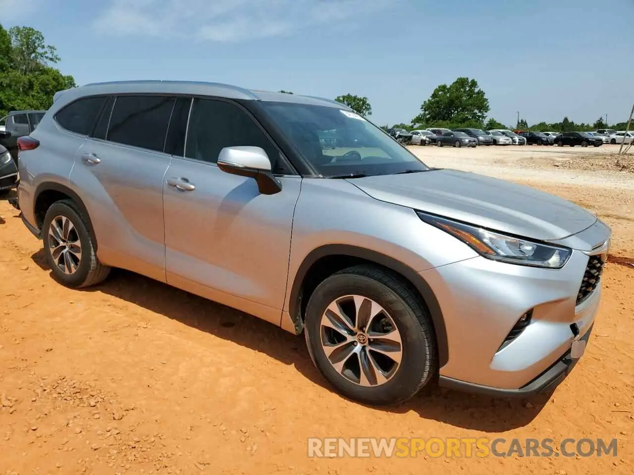 4 fotografías del automóvil dañado 5TDGZRAH6LS501683 TOYOTA HIGHLANDER 2020