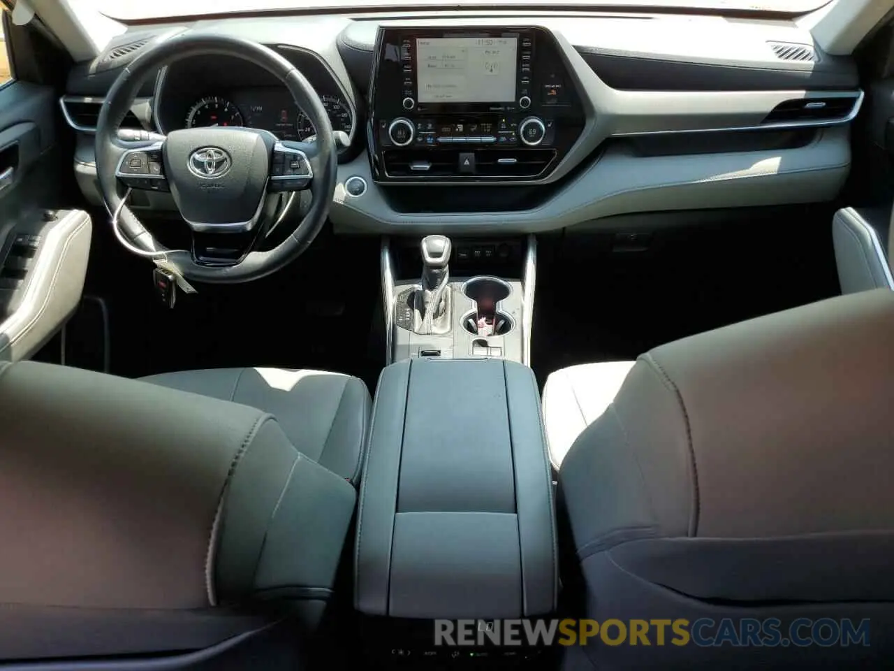 8 fotografías del automóvil dañado 5TDGZRAH6LS501683 TOYOTA HIGHLANDER 2020