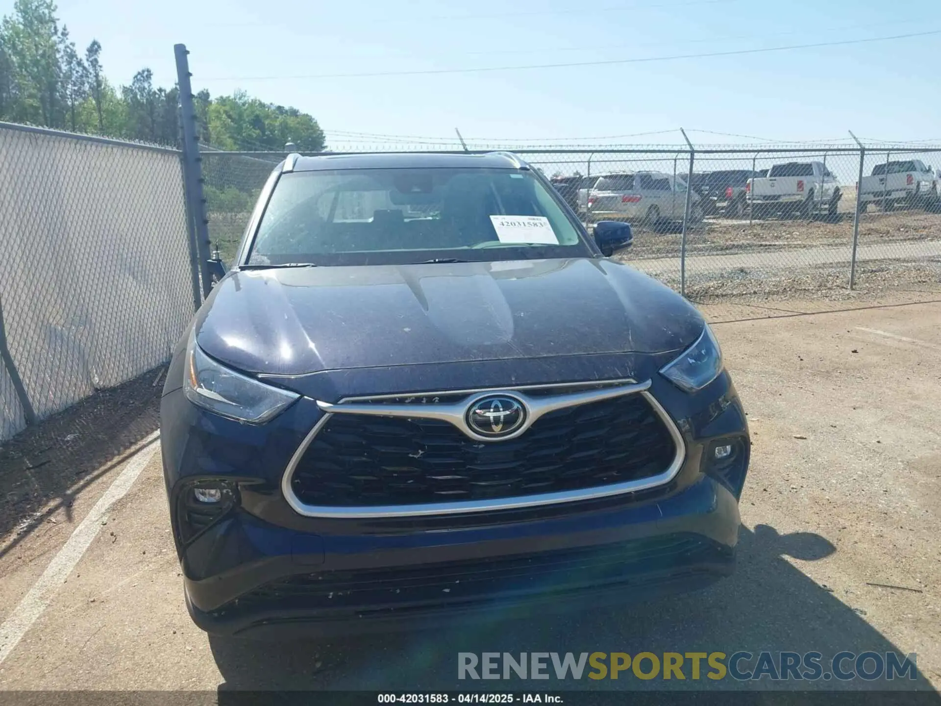 12 fotografías del automóvil dañado 5TDGZRAH7LS021300 TOYOTA HIGHLANDER 2020