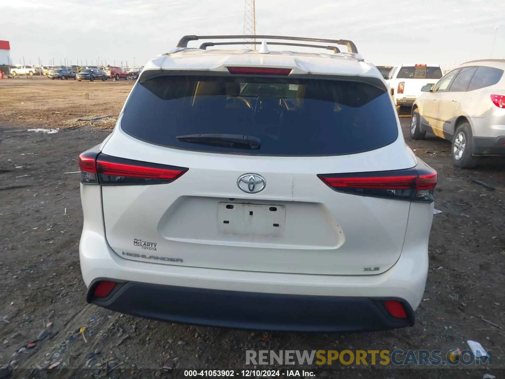 16 fotografías del automóvil dañado 5TDGZRAH8LS513253 TOYOTA HIGHLANDER 2020