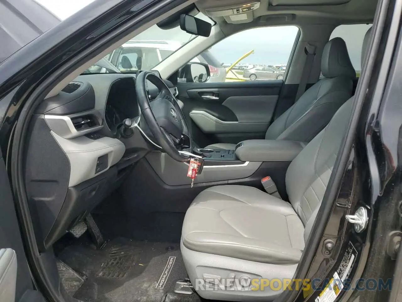 7 fotografías del automóvil dañado 5TDGZRAH9LS502911 TOYOTA HIGHLANDER 2020