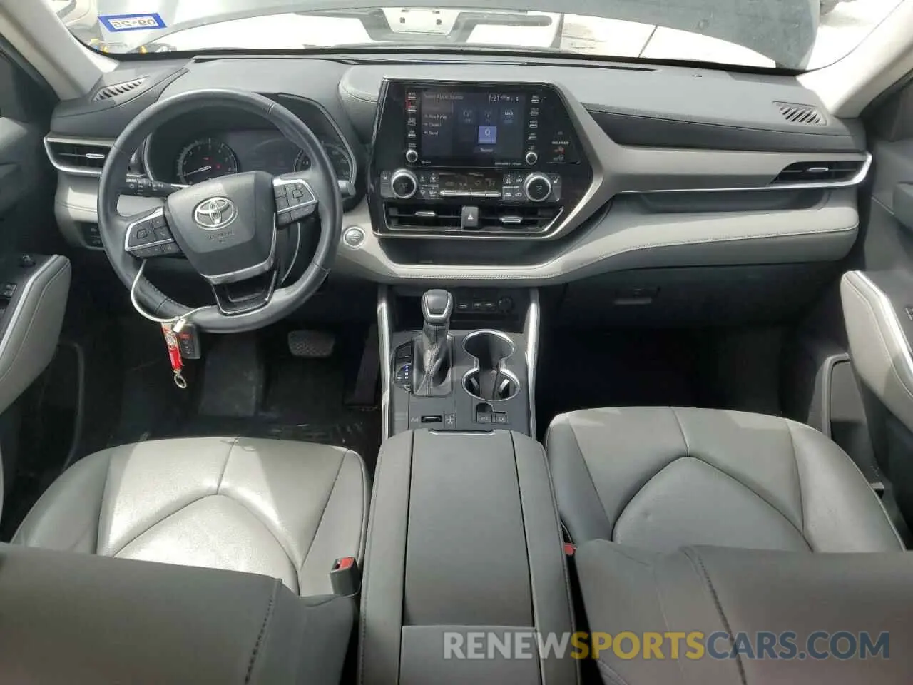 8 fotografías del automóvil dañado 5TDGZRAH9LS502911 TOYOTA HIGHLANDER 2020