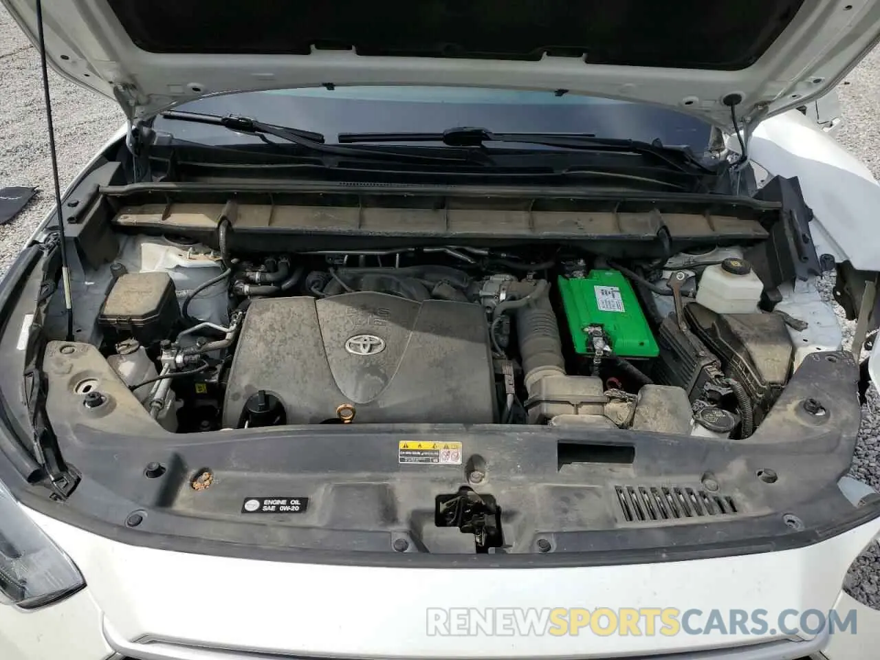12 fotografías del automóvil dañado 5TDGZRAH9LS504383 TOYOTA HIGHLANDER 2020
