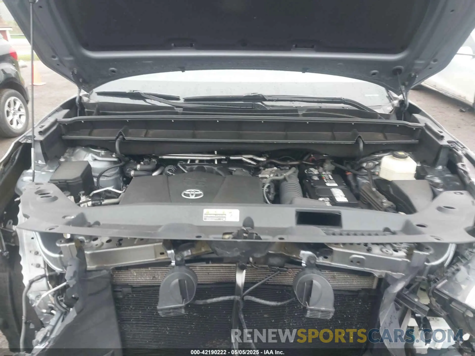 10 fotografías del automóvil dañado 5TDGZRAHXLS011098 TOYOTA HIGHLANDER 2020