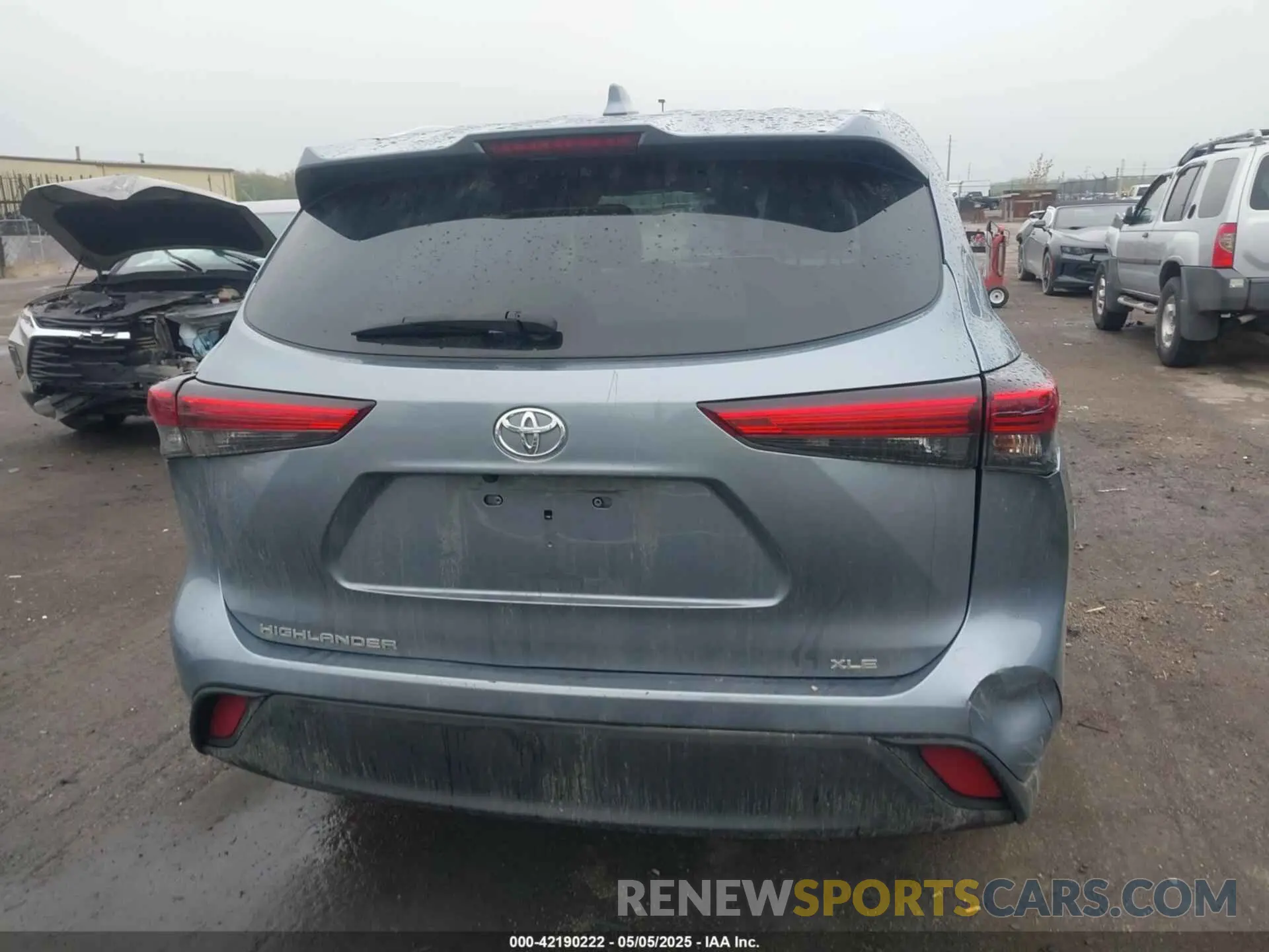 16 fotografías del automóvil dañado 5TDGZRAHXLS011098 TOYOTA HIGHLANDER 2020