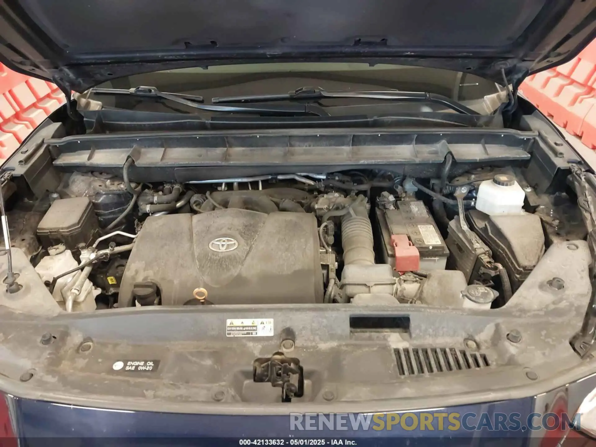 10 fotografías del automóvil dañado 5TDGZRBH0LS024229 TOYOTA HIGHLANDER 2020