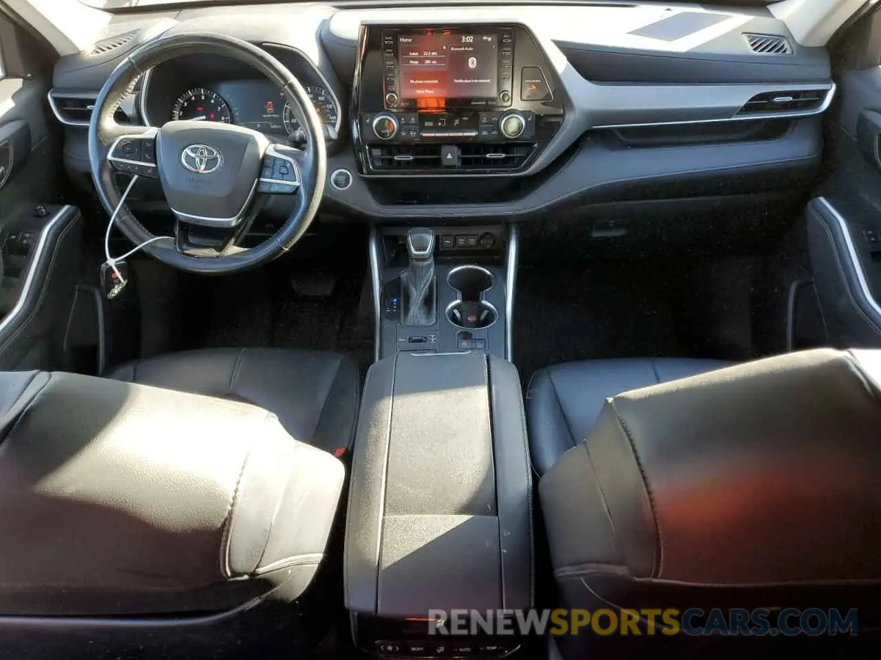 8 fotografías del automóvil dañado 5TDGZRBH0LS519806 TOYOTA HIGHLANDER 2020