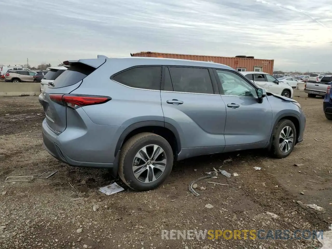 3 fotografías del automóvil dañado 5TDGZRBH1LS052265 TOYOTA HIGHLANDER 2020